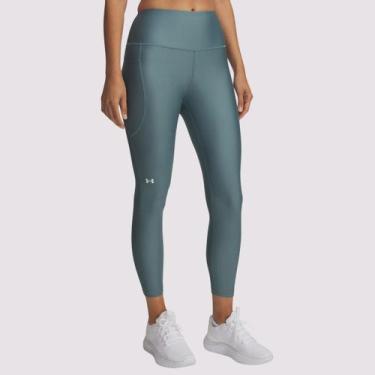Imagem de Calça Legging Under Armour HG Rise Feminina Verde, M