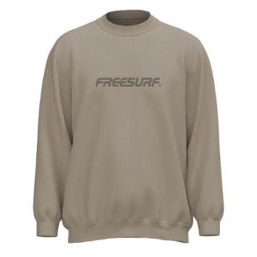 Imagem de Moletom Careca Freesurf Classic Bege-Masculino