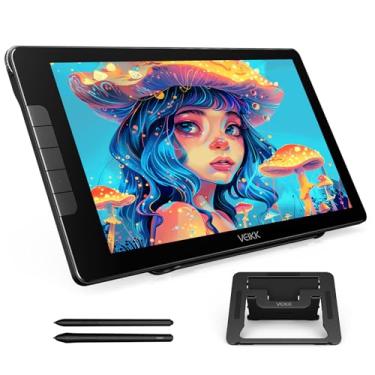 Imagem de Mesa digitalizadora VEIKK VK1600 com tela de 15,6 polegadas com caneta, vidro laminado...
