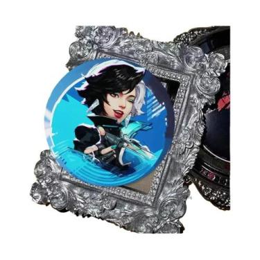 Imagem de Broche Redondo Marvel Rivals Luna Snow, Acessório Para Roupas E Mochil