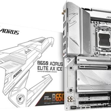 Imagem de Placa Mãe Gigabyte B650m Aorus Elite Ax Ice, Amd Am5, Chipset B650, 4xDDR5, Matx