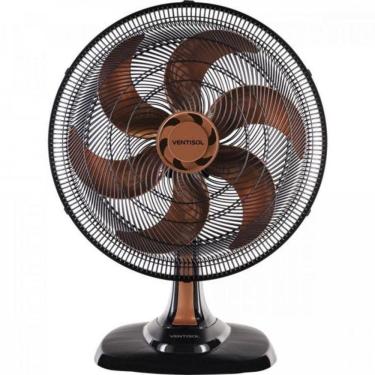 Imagem de Ventilador de Mesa 135W 50CM 6 Pás 3 Velocidades Bronze Turbo 6 220V