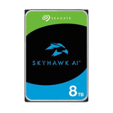 Imagem de HD Seagate SkyHawk AI, 8TB, 7200 RPM, 3.5', SATA - ST8000VE001