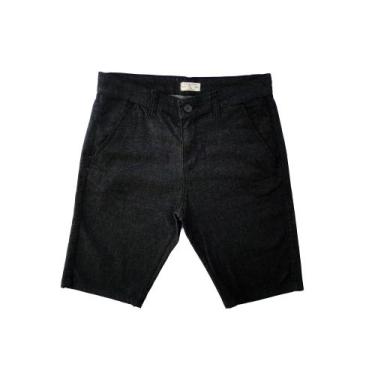 Imagem de Bermuda Masculina Slim Fit em Sarja com elastano Tecido Algodão Bicolo