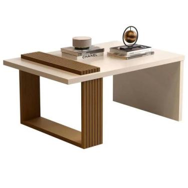Imagem de Mesa de centro jb 8020 - perola/nature - JB BECHARA