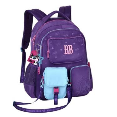 Imagem de Mochila Rebecca Bonbon 20 L Soft Jacquard 2 Em 1 Roxo