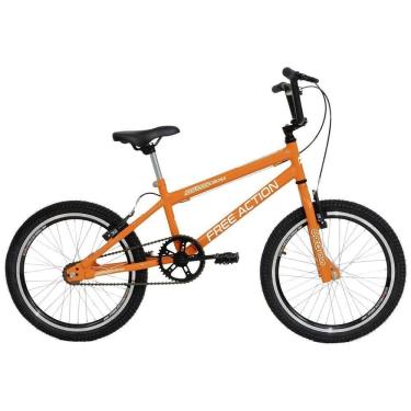 Imagem de Bicicleta Bmx Sts Cross Aro 20 Quadro Aço 1 Velocidade Laranja Free Action