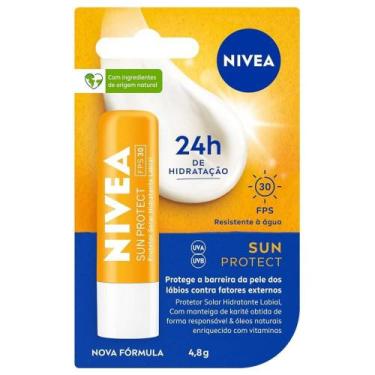 Imagem de Protetor Solar Labial Nivea Sun Protect FPS 30 - 4,8g