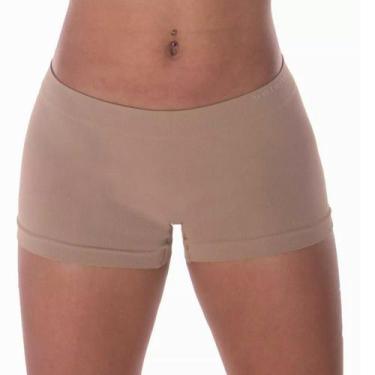 Imagem de Calcinha feminina selene box sem constura 20020, M, CHOCOLATE