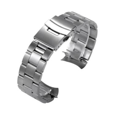 Imagem de Pulseira De Relógio Masculina Em Aço Inoxidável Sólido 18mm 20mm 22mm 