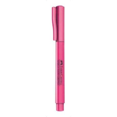 Imagem de Kit c/ 6 Pincel Marca Texto Rosa Grifpen Faber-castell - FaberCastell