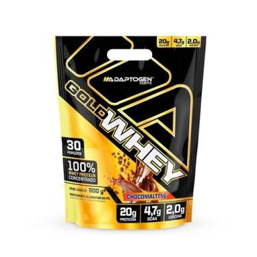 Imagem de Gold Whey 900g Adaptogen Whey protein concentrado Sabores - Adaptogen 