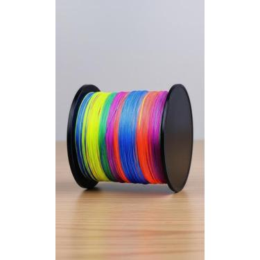 Imagem de Linha Multifilamento Pesca 1000m 8 Fios Colorida - Congratulations Sto
