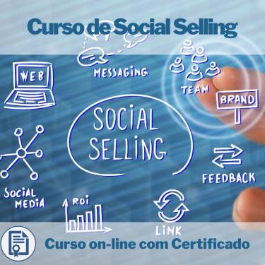 Imagem de Curso Online em videoaula de Social Selling com Certificado