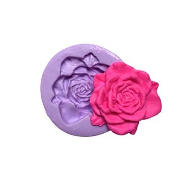 Imagem de Confeitaria dos moldes, F765 MOLDE DE SILICONE ROSA CONFEITARIA ARTESANATO
