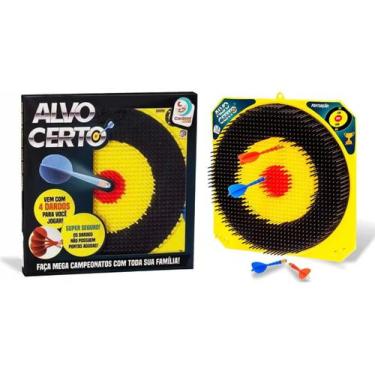 Jogo de Dardos Magnético Tabuleiro Alvo De 34CM Com 6 Dardos