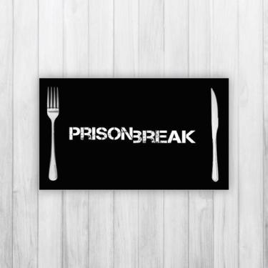 Imagem de Jogo Americano 2 Un Retangular Neoprene Prison Break - Criative Gifts