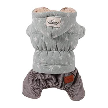 Imagem de Cachorro Clima Frio Casacos Cachorro Casaco De Inverno Cachorro Jaqueta De Inverno Inverno Pet Cão Roupas Fofos Espessos Cão Pequeno Coelho De Algodão Ursinho Ursinho De Inverno Roupas