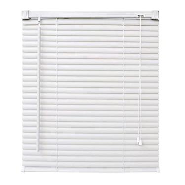 Imagem de Persiana Horizontal PVC Branca 180 (L) x 160 (A) Cortina Completa C/Kit de Instalação 1,80 x 1,60