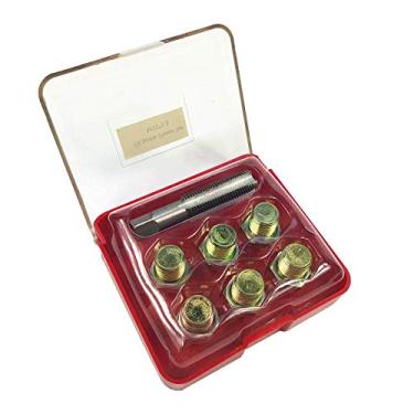 Imagem de Melhor Q M15 x 1,5 mm Plugue de drenagem de óleo Kit de reparo de rosca Ferramenta de rosca de parafusos de óleo