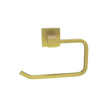 Imagem de Acessório Banheiro Porta Toalha De Rosto Gold Fosco Dourado