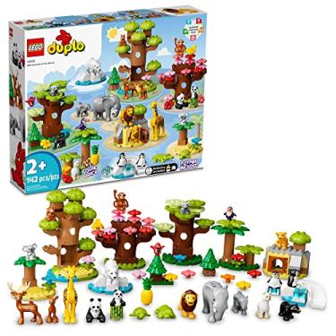 Imagem de LEGO® DUPLO® Animais Selvagens do Mundo 10975 Brinquedo de construção; set da vida selvagem para crianças e pré-escolares com mais de 2 anos (142 peças)