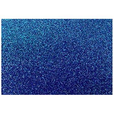 Imagem de Placa Em Eva Com Gliter 40x48cm. Azul Escuro 2mm. - Pacote com 10, Make+, 9816, Azul