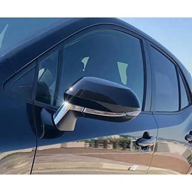 Imagem de JIERS Para Toyota Corolla 2019 2020 Hatchback, acessórios exteriores ABS cromado capa de espelho retrovisor adesivo decorativo tira