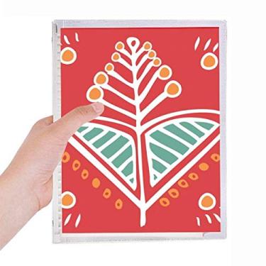 Imagem de Caderno de desenho de flores Totems de civilização antiga com folhas soltas para diário recarregável