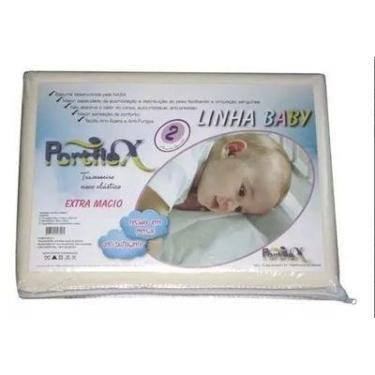 Imagem de Travesseiro Nasa Anti Sufocante Para Bebê Com Fronha Portflex - Titato