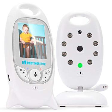 Imagem de Baba Eletronica Camera Sem Fio Visao Noturna LCD Digital 2P Monitoramento Bebes Crianças