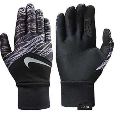 Imagem de Nike Women's Printed Dri-FIT Tempo Run Gloves, (Black, S)