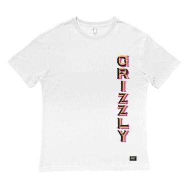 Imagem de Camiseta Grizzly Saloon Masculina Branco
