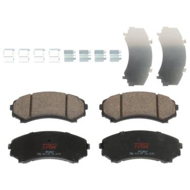 Imagem de TRW Conjunto de pastilhas de freio a disco TPC0867 para Mitsubishi Endeavor: 2004-2008 e outras aplicações Frente