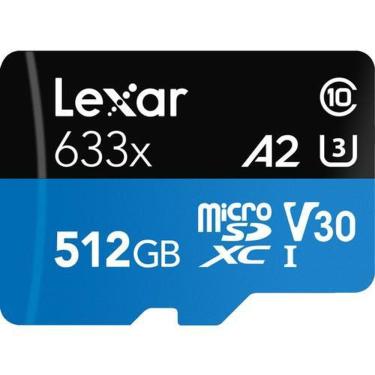 Imagem de Cartão De Memória Lexar Micro Sd Xc 512Gb Uhs-I 100Mb/S 633X