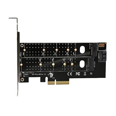 Imagem de LIANXUE Adaptador PCIe para .2 NVe SSD NGFF -Key/B-Key suporta placa de expansão SSD 110