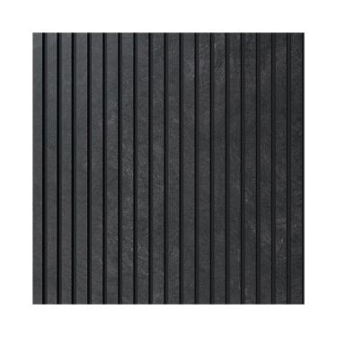 Imagem de Painel Ripado Eva Laminado Autocolante 10cm Urban Black Metro