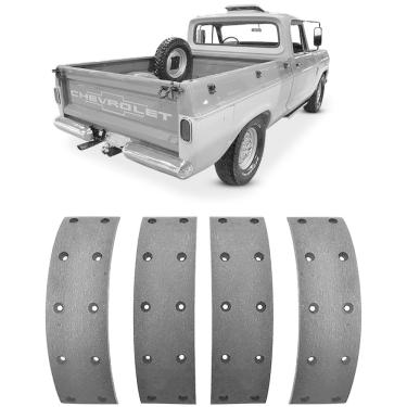 Imagem de Lona Freio Chevrolet A10 C10 Veraneio Traseira Fras-le 2006