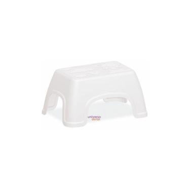 Imagem de Banquinho Tramontina Catty Basic Em Polipropileno Branco