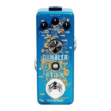 Imagem de Stax Pedal de guitarra Dumbler analógico Dumbler Overdrive Pedal de efeito de guitarra para guitarra elétrica com distorção média baixa tamanho mini True Bypass