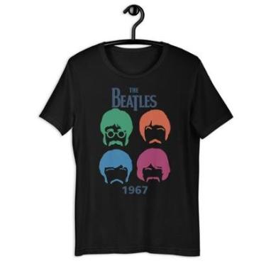 Imagem de Camiseta Plus Size Unissex - Beatles Let it be Rock-Unissex