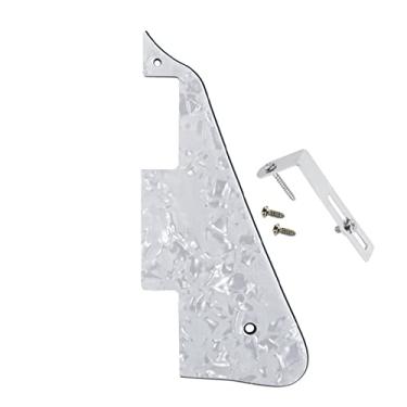 Imagem de ROZILO LP Placa de proteção de palheta de guitarra padrão para Epiphone Les Paul White Pearl