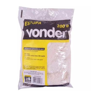 Imagem de Estopa Para Polimento Branca Com 200G Vonder