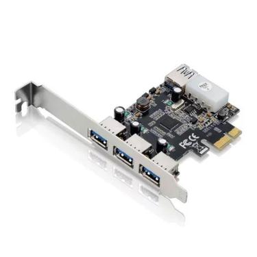 Imagem de Placa PCI Express Multi 4 Portas USB 3.0 - GA130