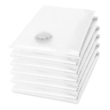 Imagem de Kit 5 Sacos À Vácuo Cobertor Roupa Edredom 70 X 110 Cm - Genérico