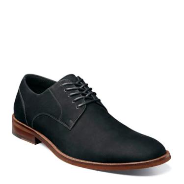 Imagem de STACY ADAMS Preston Sapato Oxford masculino com cadarço, Preto, 47