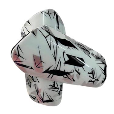 Imagem de UGPLM 1 par de caneleiras de futebol protetor de engrenagem, proteção confortável para treinamento de futebol esportivo, para crianças e adultos, meninos e, branco