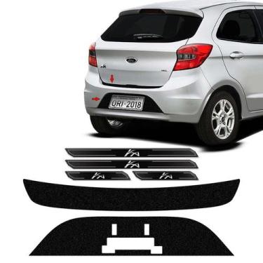 Imagem de Kit Protetor Ka Hatch 17/18 Adesivo Placa + Soleira Da Porta - SPORTIN