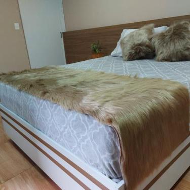 Imagem de Peseira P/  Cama De Solteira Pelo Alto 130x60cm - S DECOR, CORTIÇA
