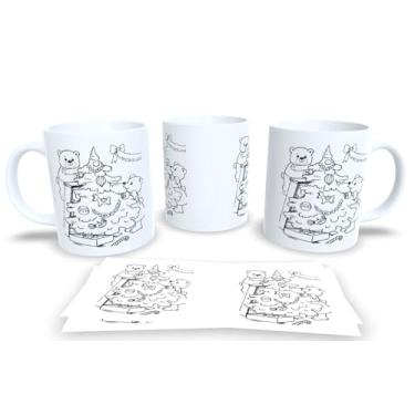 Imagem de Canecas de Porcelana Branca Personalizadas Natal 3 (Mod.60)